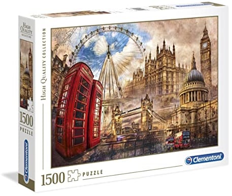Clementoni - 31807 - Collection Puzzle for Adults and Children - Vintage London - 1500 Pieces