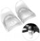 1Pair Clear L2 R2 Button Trigger Extender Extension for PS4 Controller