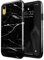 Burga Schutzhülle für iPhone XR, Schwarz / Gold, Onyx, Marmor, Goldener Stein, strapazierfähig, stoßfest, Dual Layer Hartschale + Silikon-Schutzhülle, Origin Black