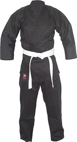 Budodrake Karate Ninjutsu & SV Anzug Kinder schwarz (160)