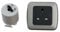 Clearcut - Flatline Silver Single Surround - Support Frame - 240v Socket - Campervan and Motorhome
