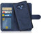 MyGadget Flip Case pour Samsung Galaxy Note 9 - Coque Clapet détachable magnétique PU Cuir Support - Housse Portefeuille Book Cover Bleu Foncé