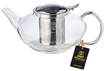 Wilmax WL-888805/A Borosilicate Glass Teapot, 1050 ml Capacity