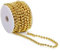 Naler Perlenkette Christbaumkette Gold Perlenband Weihnachtsbaum Perlengirlande Weihnachten Advent Hochzeit Party Deko - Ø 6mm x 10M