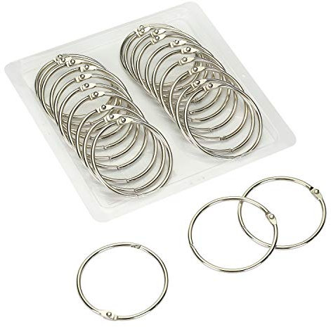 Mr. Pen- Loose Leaf Binder Ring, 20 Pack, 2 Inch, Binder Rings, Book Rings, Back to School Supplies