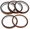 5 Rollen Kapton Tape für Sublimation, Hitzebeständiges Klebeband Isolierband für Heißpresse, Schaltung, Drähte, Zinnlöten