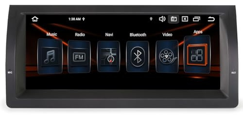 10.25 Android 16 Radio Coche CarPlay Android Auto para BMW 5 Series X5 E53 | 8 Core IPS GPS Navegación Pantalla táctil Buetooth 5.0 WiFi DSP 4GB+64GB