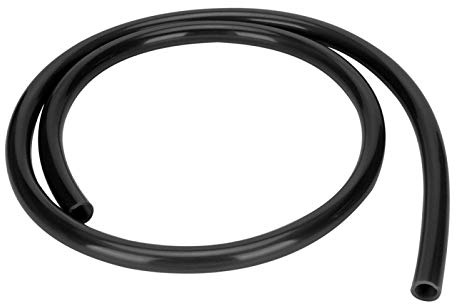 Niiyen Wasserkühlungsrohr, Universal 3/8 Slim Computer PVC Wasserkühlungsrohr Waterblock Soft Tube Schlauch für PC Computer CPU Wasserkühlungssystem 9,5x12,7 mm(Schwarz)