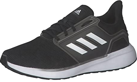 adidas Herren EQ19 Run Shoes Laufschuhe, Core Black/Cloud White/Iron Metallic, 43 1/3 EU