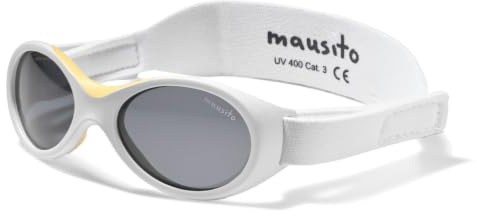 Mausito Baby Sonnenbrille (0-18 Monate) | Flexibles Design mit UV400 | Rahmen aus flexiblem TPEE | Leichtes Material mit verstellbarem, weichem Band für einen bequemen Sitz | Europäisches Design