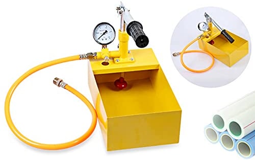 Jieotwice Manuelle Prüfpumpe Druckprüfpumpe Handbetriebenes hydraulisches Dichtheitsprüfgerät für die Überprüfung der Installation von Warm- und Kaltwasserrohrsystemen