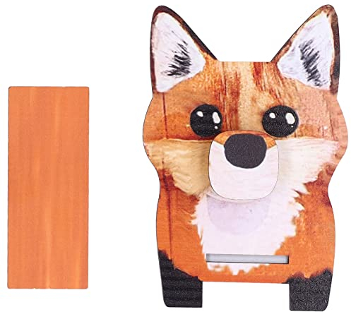 Halter in Tierform, Brillenhalter aus Verbundholz für die Aufbewahrung von Brillen, Schmuck, Uhren, Heimdekoration Fuchs