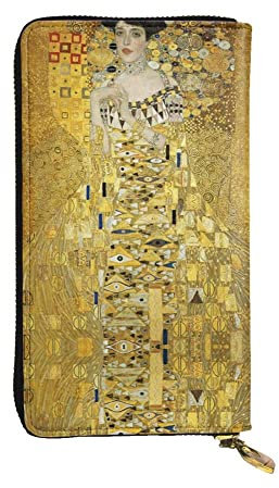 Portefeuille en cuir personnalisé pour hommes et femmes / Photo personnaliséeVotre portefeuille d'illustration de peinture à l'huile préféré avec fermeture à glissière Long Portefeuille de c