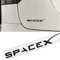 3D erhabenes Logo Heckklappeneinsatz Buchstaben hinten Embleme kompatibel für Tesla Model 3/S/X/Y, 3M Selbstklebende Rückseite,Matt Black,SpaceX