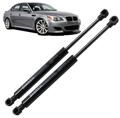BIAREN Lot de 2 vérins à gaz pour capot avant pour BMW Série 5 E60 E61 2004-2010 Système de levage 330 (N) 313 mm 51237008745 51247008754