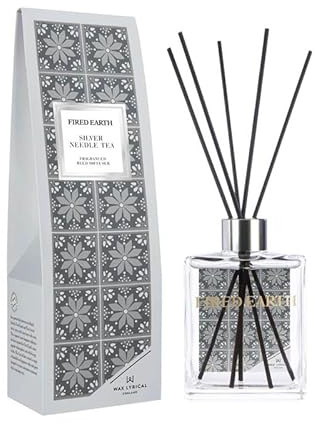 Fired Earth by Wax Lyrical Reed Diffuser 180ml Silver Needle Tea