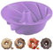 VAMAJOO Molde Silicona Bizcocho Horno 1Pcs - Moldes Silicona Reposteria Redondo - Molde Silicona Bizcocho Savarin - Moldes Pastel - Molde Bizcocho Freidora de Aire - Molde Desmontable Antiadherente