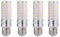 ANYPOWK Lampadina LED a forma di mais, 8 W, equivalente a 60 W, 800 lm, base E26, bianco caldo, 3000 K, non dimmerabile, confezione da 4
