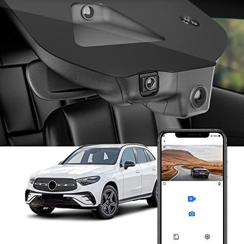 Fitcamx Dashcam 4K Geeignet für Mercedes-Benz GLC X254 2nd Gen 2023-2027 (HD2-6588), OEM Look, Autokamera 2160P UHD Video WiFi, Loop-Aufnahme, G-Sensor, WDR Dashcam mit akku, Plug & Play, 64GB Karte