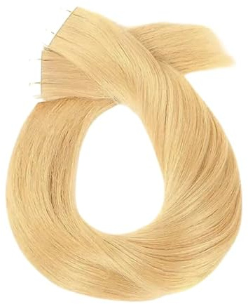 hairific Tape In Extension Echthaar Hair Extensions Remy Haarverlängerungen 10 Tressen je 2,5 Gramm (50cm, 24 - Goldblond)