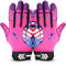 FINGER TEN American Football Receiver Handschuhe für Youth Jungen Mädchen, Torwarthandschuhe rutschfest Impact Palm Protection Outdoor Sport, Wasserdicht Gloves Fit Kinder Alter 5-14 (Rosa, S)