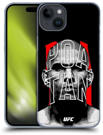 Head Case Designs Offizielle UFC Grafik Alex Pereira Harte Rueckseiten Handyhülle Hülle Huelle kompatibel mit Apple iPhone 15 Plus