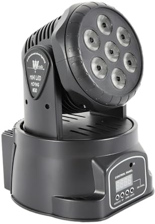 Bühnenlicht led Moving Discolicht Farbe Strahler led Moving Discolicht Farben mit Fernbedienung für Bar Show DJ Discolicht Hochzeit Weihnachten Bühnenbeleuchtung RGB DMX 105W 4in1