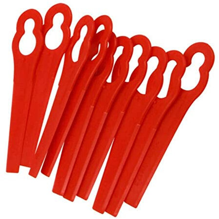 50Pcs Plastic Grass Trimmer Blades For KULLER OZITO Grass Trimmer String Trimmers Power Tool Parts 12*7mm