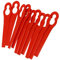 50Pcs Plastic Grass Trimmer Blades For KULLER OZITO Grass Trimmer String Trimmers Power Tool Parts 12*7mm
