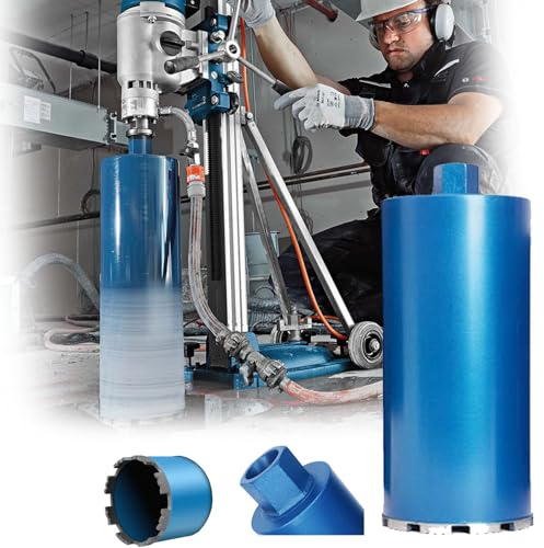 Broca Diamante, 180 * 450mm Perforadora Agua Sierra Corona Diamante 1 1/4 Abridor Orificios Para Tuberías Agua, Húmeda Para Hormigón Duro Granito Ladrillo Y Mampostería
