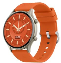 XINDADA - Reloj Inteligente de Pantalla Completa IP68 Impermeable para Hombre, Deportivo, Fitness, Reloj Inteligente Original (Naranja)