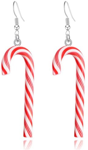 Weihnachtsohrringe, Acryl Süße Weihnachten Ohrringe, Weihnachten Ohrringe, Weihnachtsschmuck Damen, Acryl-Ohrringe, Weihnachtsohrringe Damen, Geschenke für die Weihnachtsfeier (B)