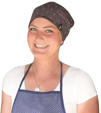 hairtex Stall-Beanie Unisex - Schützt vor Gerüchen - Wasserresistent, Schmutzbeständig, Atmungsaktiv Blümchen pink Einheitsgröße