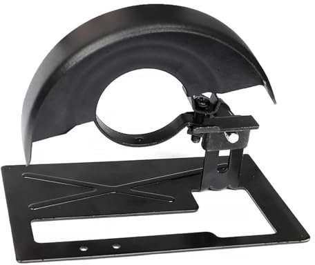 Angle Grinder Protective Cover, Special Safety Cutting Bracket Attachment Black Angle Grinder Stand and Shield Cover