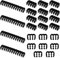 24 Pcs Cable Comb, Cable Holder Set, Cable Organizer Cable Management, Cable Guide Cable Clips, 24-pin x 4 8-pin x 12 6-pin x 8 for Office Home 3-3.4mm Cable Wire