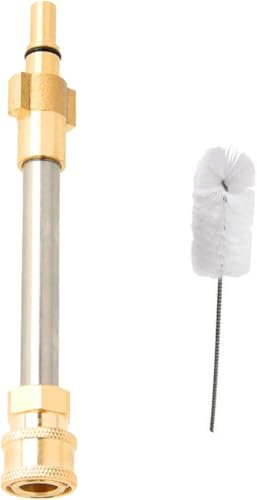 Bamyli Pressure Washer Adapter for Bosch Aqt, 1/4'' Quick Connect, Pressure Washer Accessories Extension Lance Spary Wand Couple, Car Wash Water Gun Head Adapter with 1 Cleaning Brush