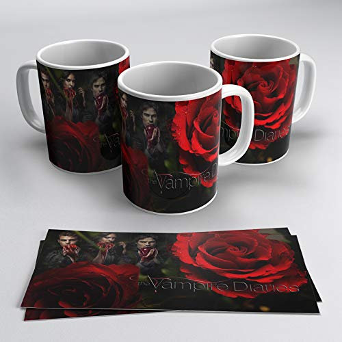 Tritó Design Tasse en céramique vampirique avec décoration et pour amateurs de chroniques, à collectionner (H)