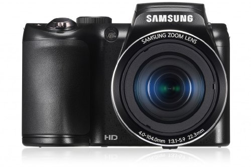 Samsung WB100 Digital Camera 16.4 Megapixel with 26 x Optical Zoom 3-Inch LCD Screen Black (Renewed)