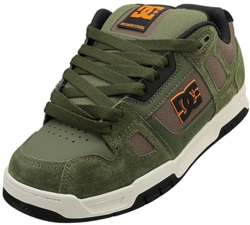 DC Stag Men's Low-Top Trainers, 310 olives offwhite, 7 UK
