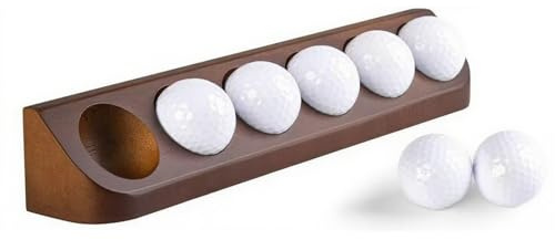 MWZBTG Golfballhalter-Display Aufbewahrungsorganizer, Deko | Golfballhalter-Ständer mit 6 Löchern Schrank- und deko für Zuhause, Büro, Schreibtisch, Wohnzimmer, Arbeitszimmer