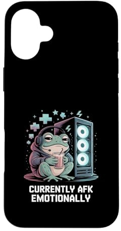 Hülle für iPhone 16 Plus Aktuell AFK Emotional Gamer Frog