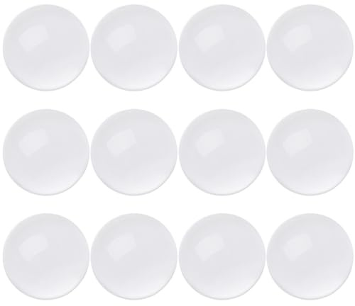 Toyvian Kristallkugel Requisite aus Kristall Weiß Tragbar und Leicht für Fotografie und Foto Studio Reflektierende Kugel als Kunstdekor