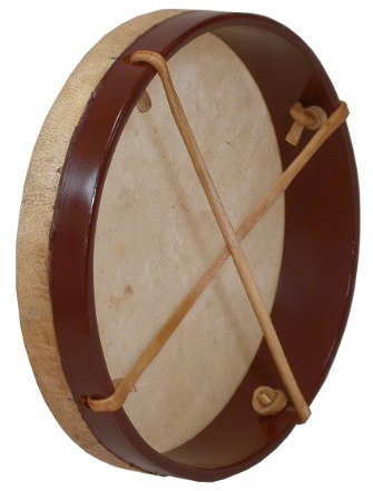 DOBANI vorabgestimmt Ziegenfell Wood Frame Drum Beater mit 10-by-2-Zoll-