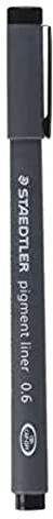 Staedtler Feinschreiber pigment liner, schwarz, 0.6 mm, 308 06-9