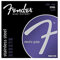 Fender Stainless 350's Guitar Strings, Stainless Steel, Ball End, 350L Gauges .009-.042, (6)