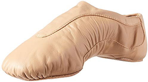 Bloch Dance Pulse - Zapato de Jazz de Piel y Neopreno para Mujer, marrón (Bronceado), 41 EU