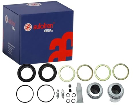 AUTOFREN SEINSA D41069C Bremssattel-Reparatursatz Vorne Kompatibel mit MERCEDES-BENZ 100 Bus 631 100 Pritsche/Fahrgestell 631 MB100 Kasten KPA, NISSAN Cabstar E Pritsche/Fahrgestell TL, VL, RENAULT