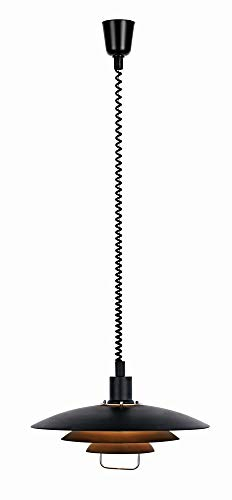 Markslöjd Höhenverstellbare Pendelleuchte, Metall, E27, schwarz, 0 x 0 x 26 cm