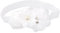 Bandeau Bébé Fille Accessoire de Photographie Bande Elastique de Cheveux (Blanc)