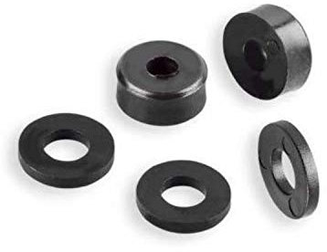 OL 25 St. Distanzstücke/U-Scheiben aus Kunststoff, Durchmesser 15 mm, Länge/Höhe 5 mm, Bohrung 8,4 mm